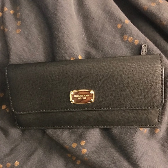 Michael Kors Handbags - Black Michael Kors Wallet